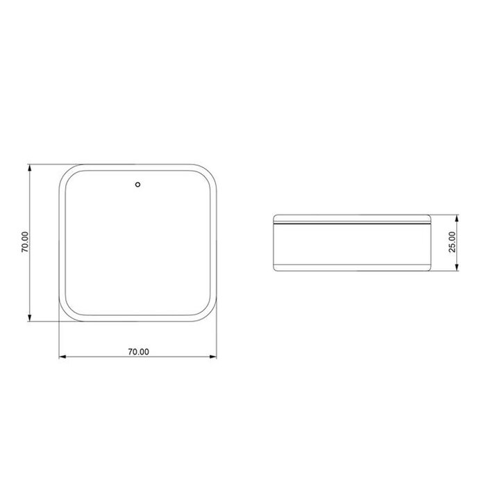 Black X Black X WiFi Bridge 70x70x25 mm - Wit