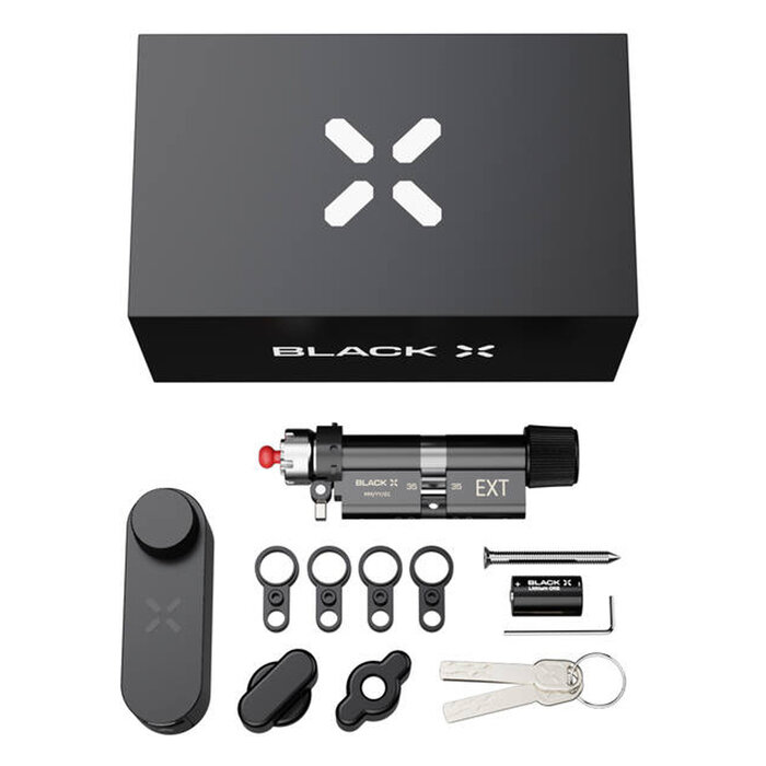 Black X Black X Smart Lock 35/35 mm tot 45/45 mm zwart