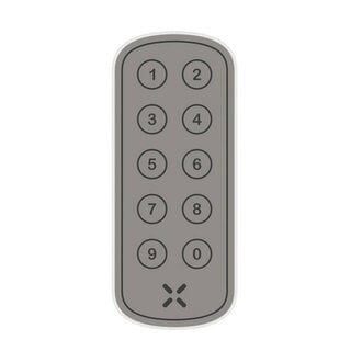 Black X Black X xPad - Ovale 100 x 42 mm blanc - Panneau d'accès intelligent avec code PIN