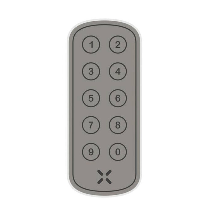 Black X Black X xPad - Ovaal 100 x 42 mm wit -  Slim toegangspaneel met pincode