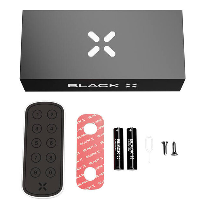 Black X Black X xPad - Ovale 100 x 42 mm blanc - Panneau d'accès intelligent avec code PIN