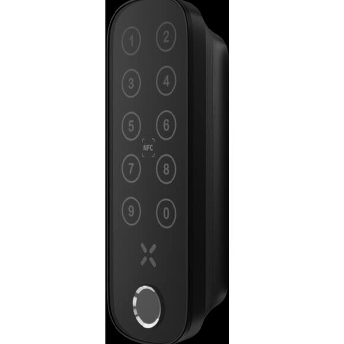 Black X Panneau de code Black X xPad+ avec lecteur d'empreintes digitales - Noir