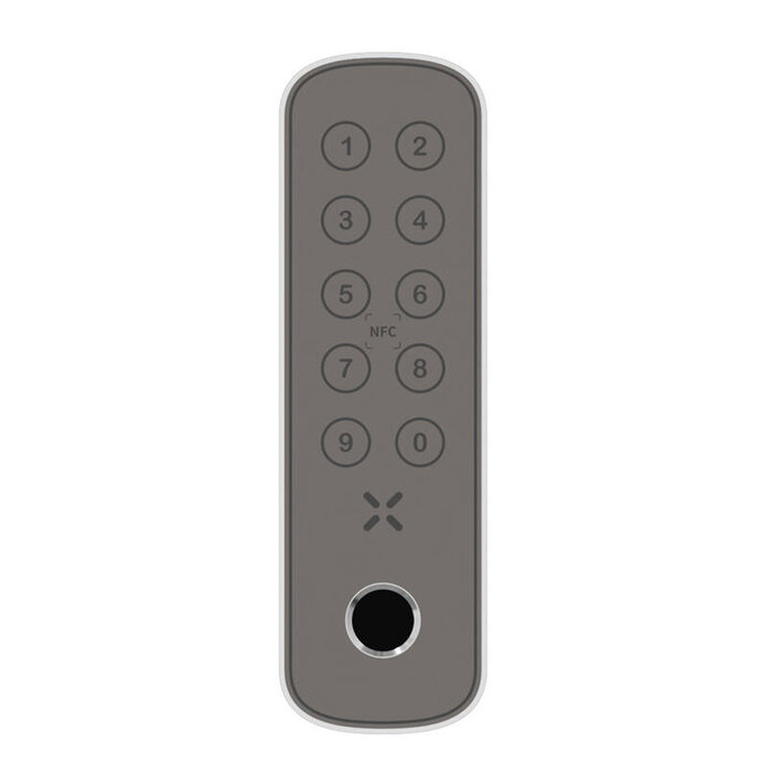 Black X Panneau de code Black X xPad+ avec lecteur d'empreintes digitales - Blanc