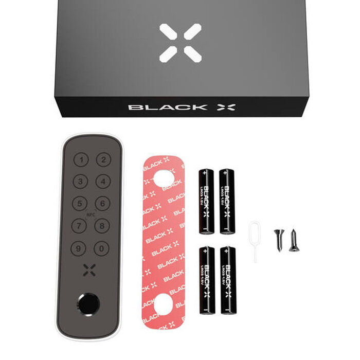 Black X Black X xPad+ codepaneel met vingerafdrukscanner - Wit