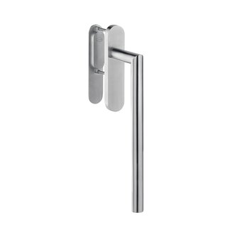 JNF Architectural Hardware Poignée de porte coulissante JNF à un seul niveau - Acier inoxydable satiné