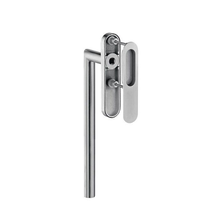 JNF Architectural Hardware JNF Einhebel-Schiebetürgriff – Edelstahl satiniert