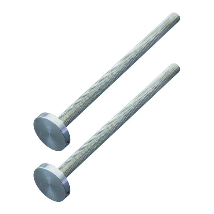 HDD Bevestigingsset deurgreep inox plus per paar voor buitendeur