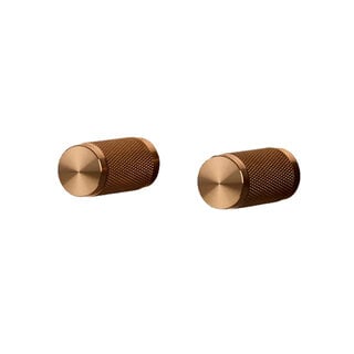 Buster+Punch Pair of furniture knobs CROSS 20 mm - Warm Sunset
