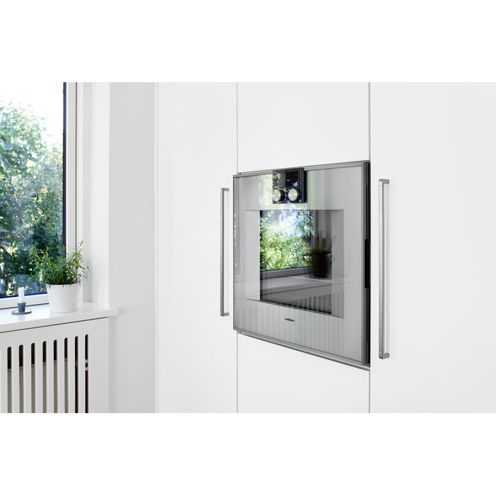 Furnipart Poignée de meuble MANGO aspect acier inoxydable