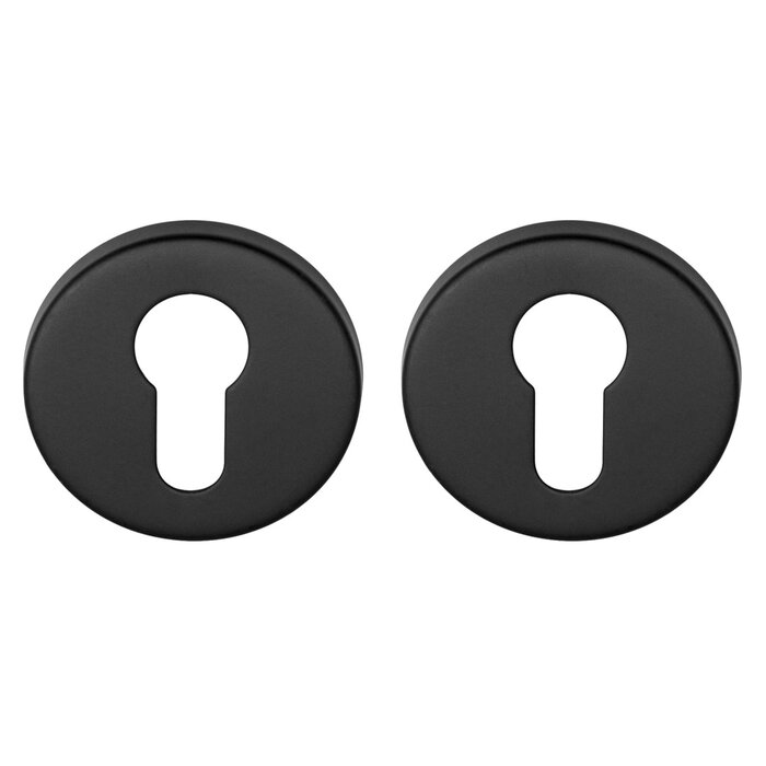 Formani Paire de plaques cylindriques Basics LBY50 6 mm - noir mat