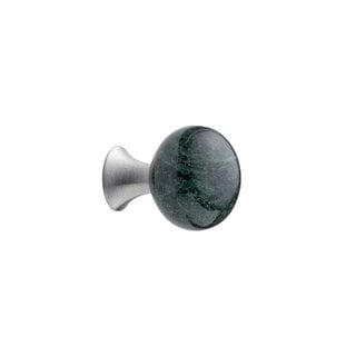 Furnipart Meubelknop BEAD STRAIGHT 28 mm Groen Carrara Marmer