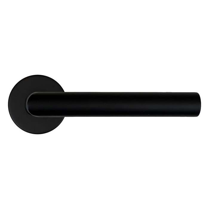 DKS Türgriffe aus Edelstahl, Farbe SKY BLACK, mit geraden Kanten