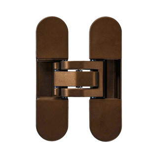 JAIROL Charnière invisible en bronze - 111 x 29 mm - 80 kg