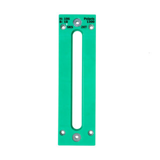 247WOOD Router template for faceplate AGB Polaris 2XT 196 x 18 mm