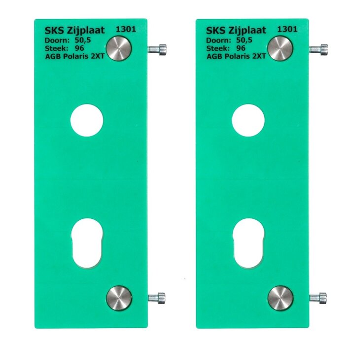 247WOOD SKS Seitenplatten-Set 50,5 mm / PC 96 mm für AGB Polaris 2XT