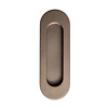 In-Door Ovaler Schiebetürgriff 120 x 40 mm – Dunkelbronze