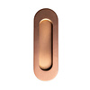 In-Door Schuifdeurkom ovaal 120 x 40 mm - brons koper