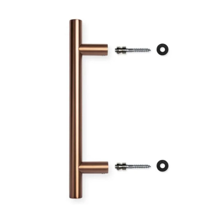 In-Door Deurgreep rond  22/200/300 mm - brons koper