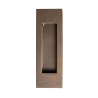 In-Door Rechteckiger Schiebetürgriff 120 x 40 mm – Dunkelbronze
