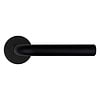 DKS Stainless Steel Door Handles LUNA BLACK - curved corners