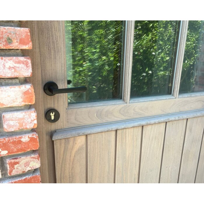 Dauby Gatdeel PHL ”L” -50mm - verouderd ijzer - zwart