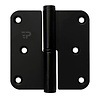 DKS Paumelle 80x80x2,5 mm SCHWARZ - 40 Stück