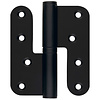 DKS Paumelle 100x86x3 mm PRO BLACK - Per 40 pieces