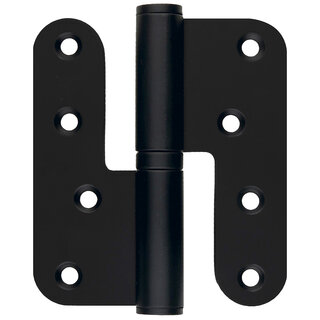 DKS Paumelle 100x86x3 mm PRO SCHWARZ - Pro 40 Stück
