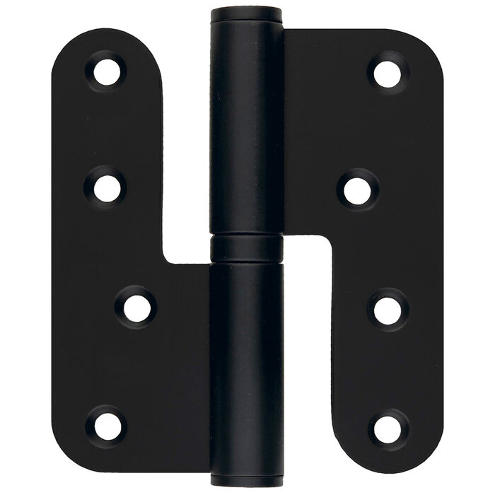 DKS Paumelle 100x86x3 mm PRO BLACK - Speciaal voor de projectmarkt - 40 stuks