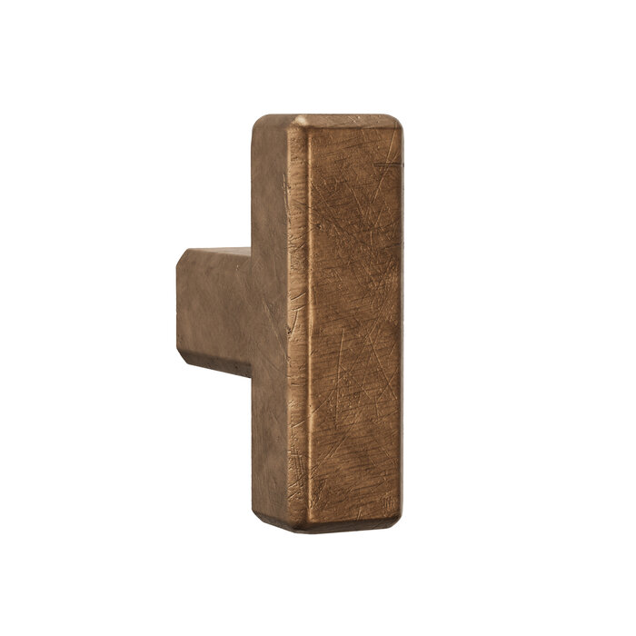 CRAFINO CRAFINO T-Möbelknopf ROCK – Craft Cognac – 36 mm