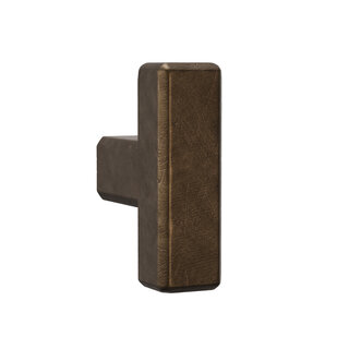 CRAFINO CRAFINO T-Möbelknopf ROCK – Kunstbronze – 36 mm