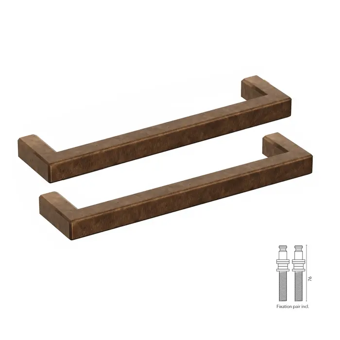 CRAFINO CRAFINO door handle ROCK - Craft Cognac - 18/230 mm