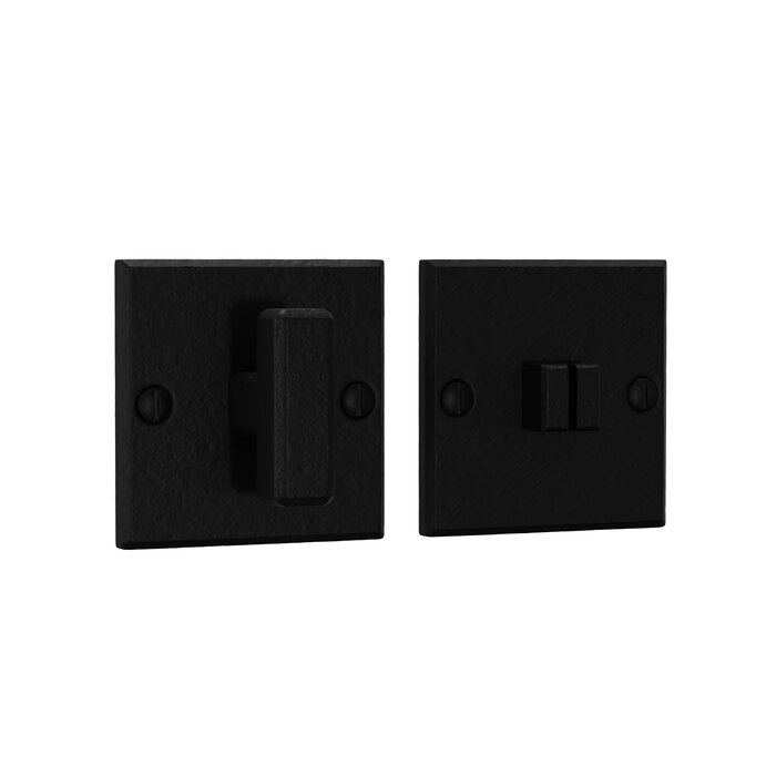 CRAFINO CRAFINO quadratisches ROCK WC-Set – Craft Black – 50 x 50 mm – pro Set