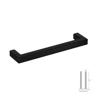 CRAFINO CRAFINO Türgriff ROCK – Craft Black – 18/230 mm