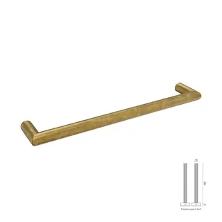 CRAFINO CRAFINO Türgriff MOON – Craft Gold – 18/230 mm