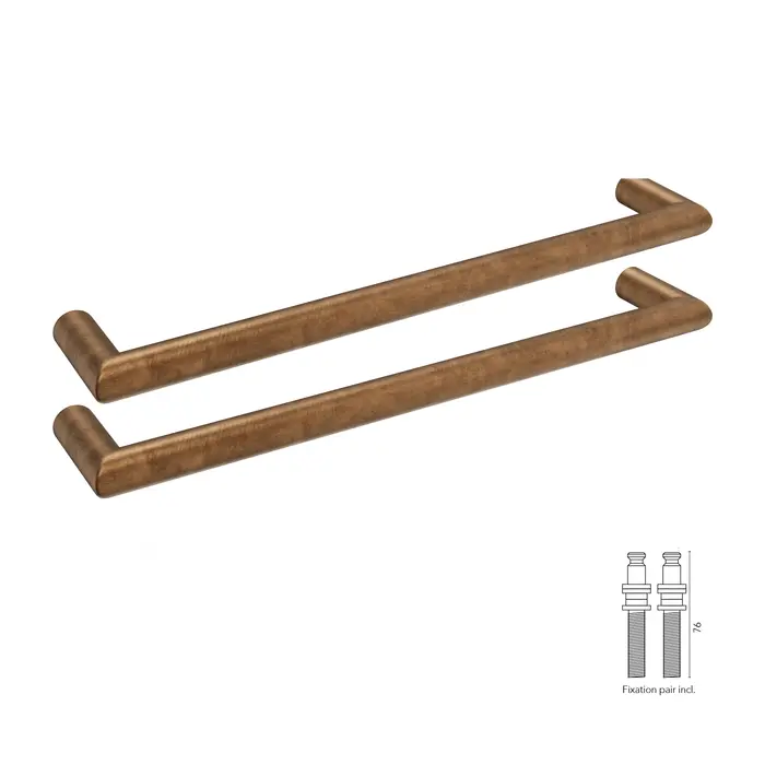 CRAFINO CRAFINO deurgreep MOON - Craft Cognac - 18/230 mm