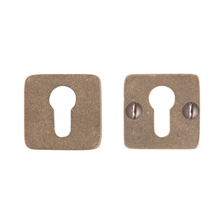 Dauby DAUBY PURE veiligheidscilinderplaatjes SQU/QU - Ruw brons (RB)