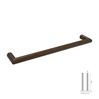 CRAFINO CRAFINO door handle MOON - Craft Bronze - 18/230 mm
