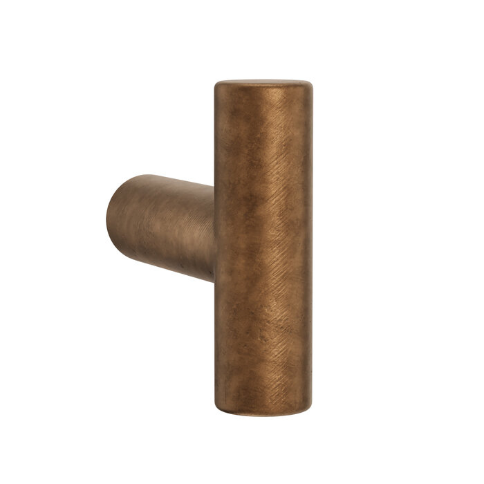 CRAFINO CRAFINO T-Möbelknopf MOON – Craft Cognac – 36 mm