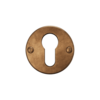 CRAFINO CRAFINO cilinderplaatjes rond MOON & TERRA - Craft Cognac - Ø50 mm - Per paar