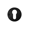 CRAFINO Assiettes cylindriques rondes CRAFINO MOON & TERRA - Noir artisanal - Ø50 mm - Par paire