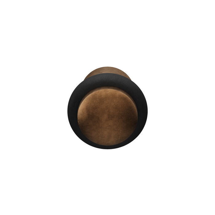 CRAFINO CRAFINO vloerdeurstopper rond MOON & TERRA - Craft Cognac