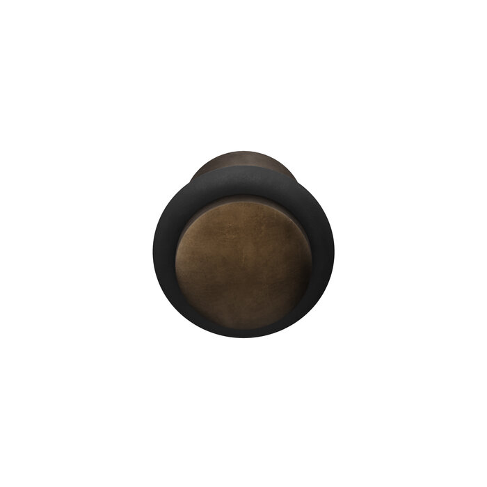 CRAFINO Butoir de porte rond CRAFINO MOON & TERRA - Bronze artisanal