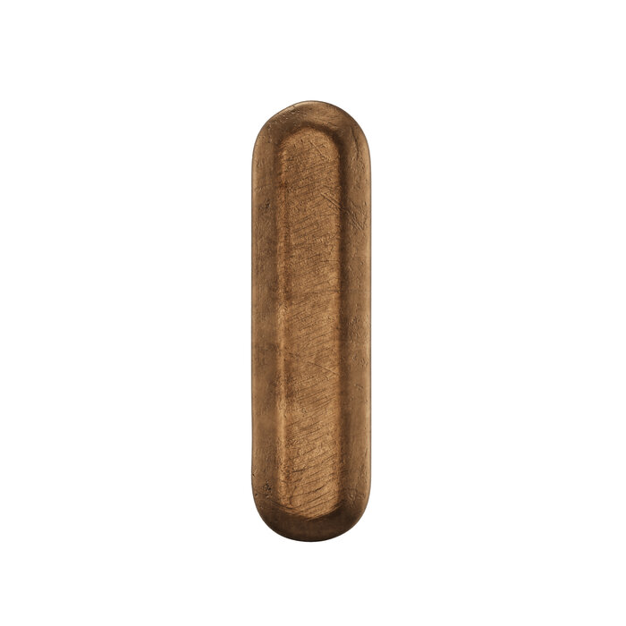 CRAFINO Bouton de meuble CRAFINO T TERRA - Cognac artisanal - 46 mm