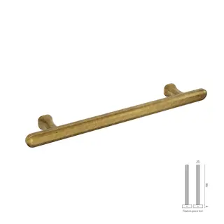 CRAFINO CRAFINO Türgriff TERRA - Craft Gold - 22/250 mm
