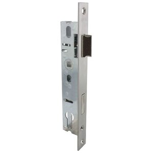 DKS Zylinderschloss aus Edelstahl – gerade Frontplatte 240 x 24 mm – Spindeldurchmesser 92 mm – Dornmaß 50 mm
