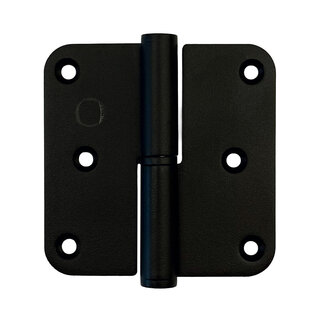 CRAFINO Charnière CRAFINO 80x80x2,5 mm Noir artisanal