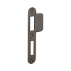 Formani Plaque de gâche arrondie FORMANI pour verrou de sécurité BASICS LBSPANYW en bronze