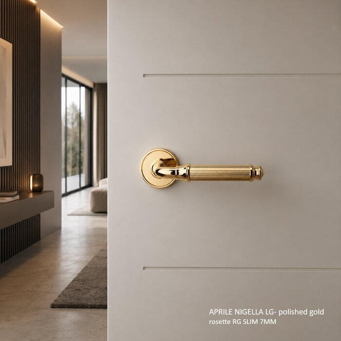 Aprile APRILE Premium-Türgriffe NIGELLA – Gold poliert