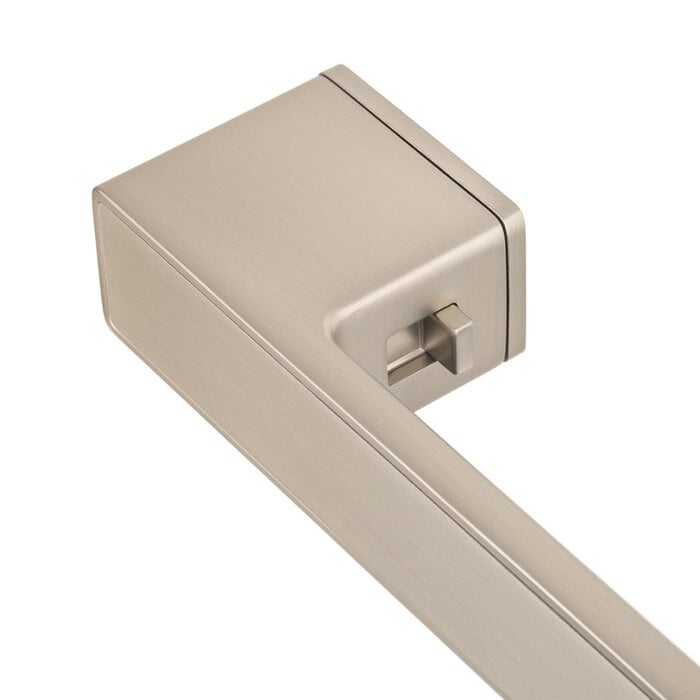STILE Poignées de porte STILE EHIME avec verrou de toilette intégré en option - nickel mat